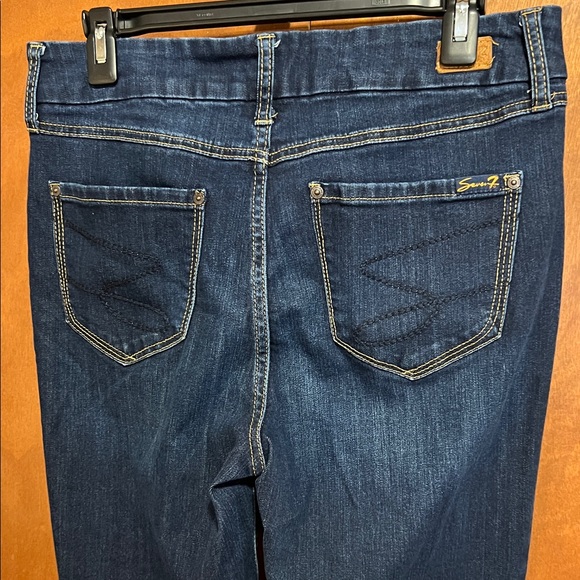 Seven7 Women's Dark Indigo Skinny Jeans - Picture 4 of 4